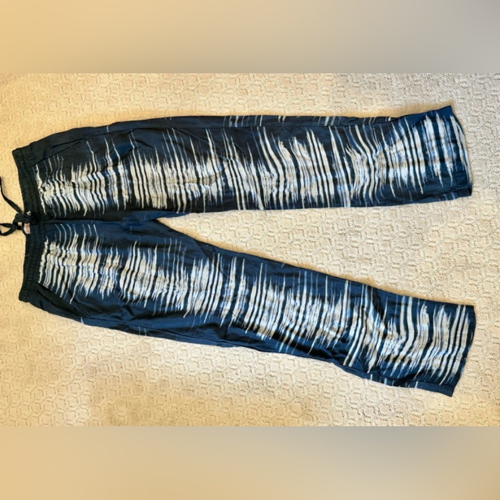 Johnny Was silk drawstring pants